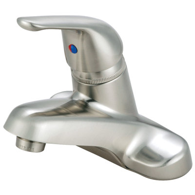 Kingston Brass Chatham Single-Handle 2-Hole Deck Mount 4" Centerset Bathroom Faucet