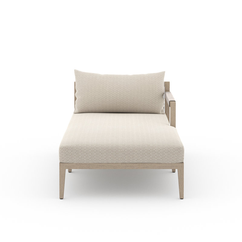 Sherwood Outdoor Chaise Lounge, Bronze, Faye Sand