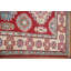 Tapis rouge en laine rouge Kazak South Western 3 x 7