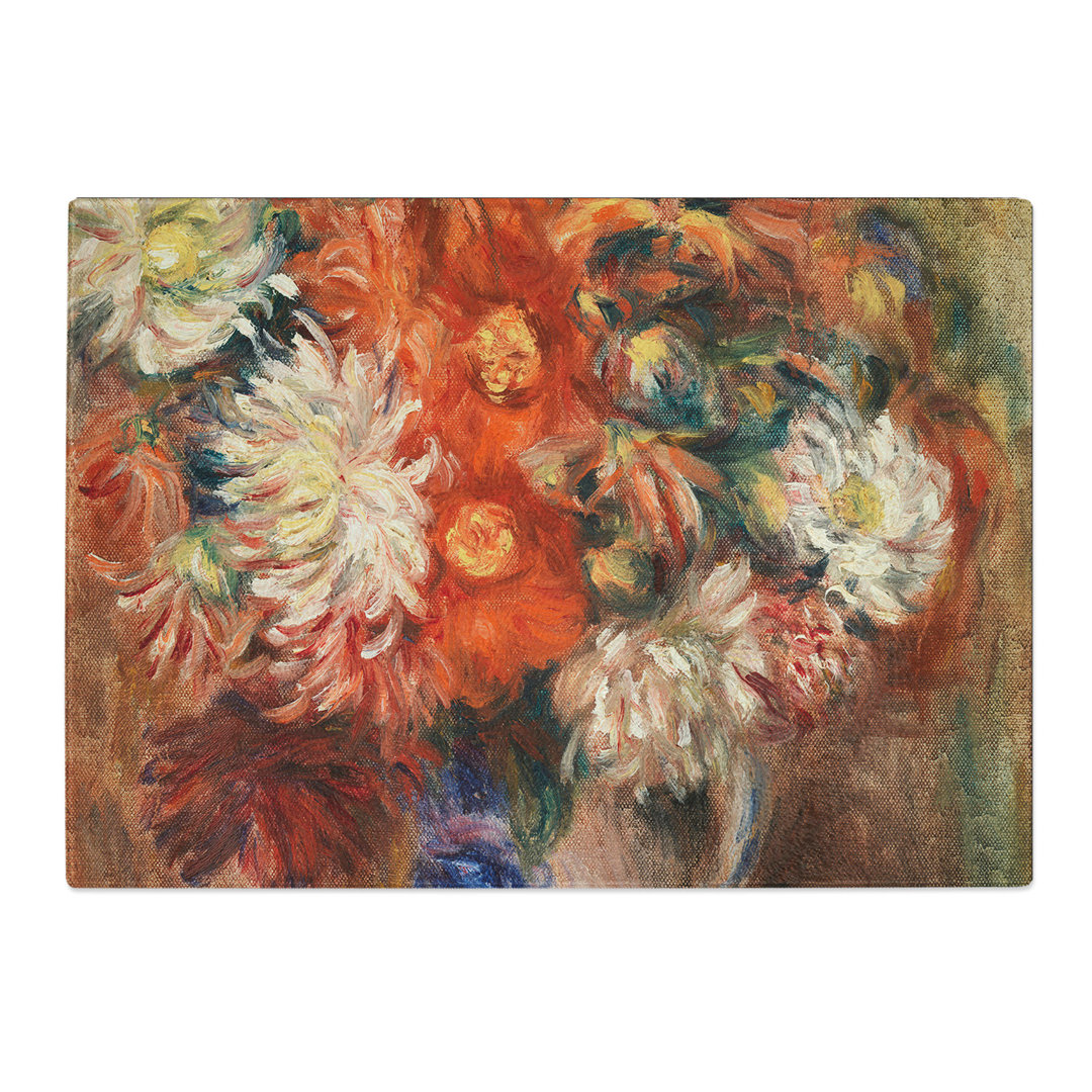Bouquet of Flowers Vol.1 by Pierre-Auguste Renoir Chopping Board