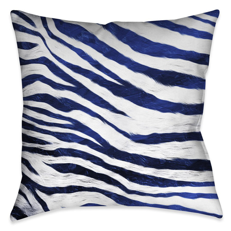 Coussin Zebra, 18 po x 18 po, Intérieur