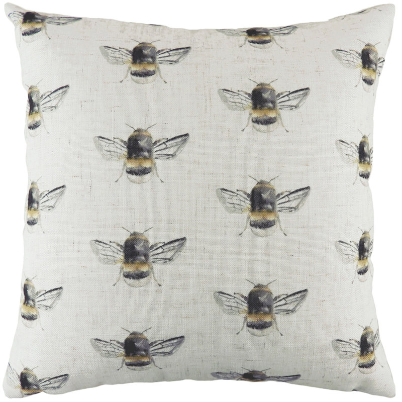 Freemont Abstract White Square Throw Cushion
