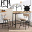 Lewanna Upholstered Bar Stool with Steel Frame