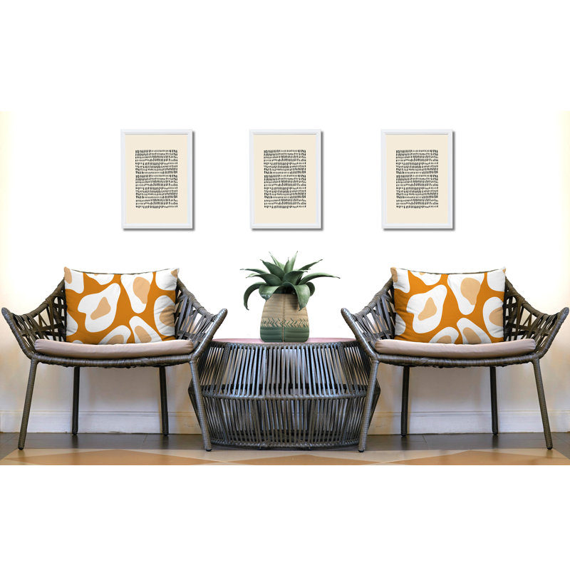 Oreiller réversible intérieur / extérieur Ziny, 25x18, Orange