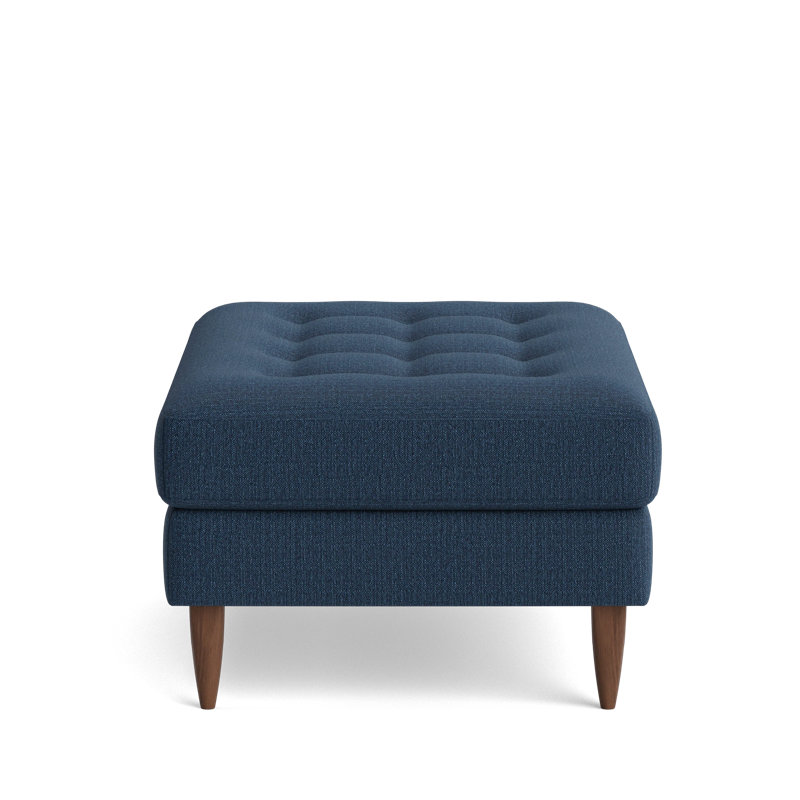 MCM Ottoman, Performance Weave - Navy