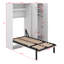 Lit escamotable Keiper avec casiers et armoires-1258612307