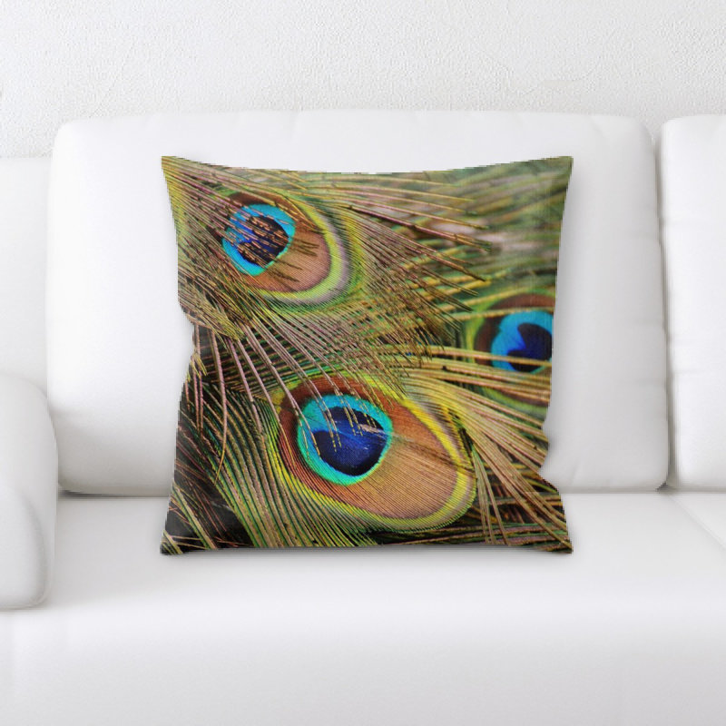 Animal Print Microsuede Throw Pillow