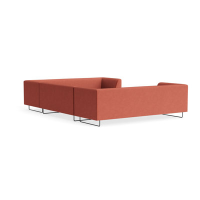MTO - Bonnie & Clyde U-Shaped Sectional w/ Black Legs