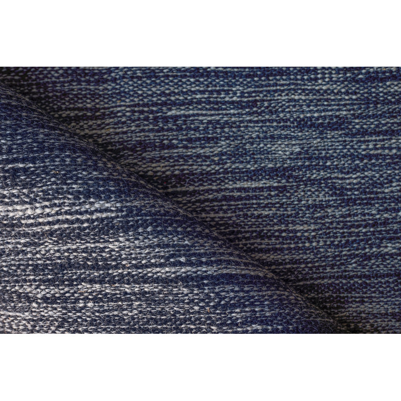 Chelsea Handmade Flatweave Wood Area Rug, Dark Gray, Rectangle 2' x 3'