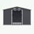 Outdoor Metal Storage Shed with Sliding Doors and Air Vent-113496941