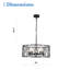 20" Metal Farme Chandelier with Crystal Accents-119208646