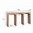 60"Entryway Rustic Wood Console Table