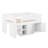 Full Size Low Loft Bed, Wooden Loft Bed With Storage Cabinet And Chalkboard Panel, Open Shelves & Guardrail And Ladder-1017160195