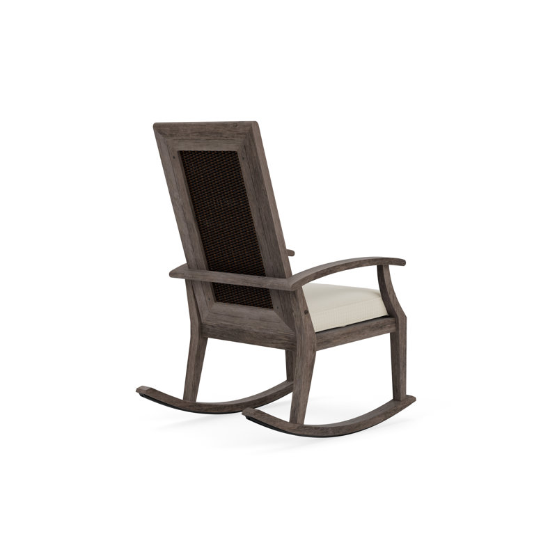 Frontier Outdoor Rocker Chair, Mink, Canvas Natural