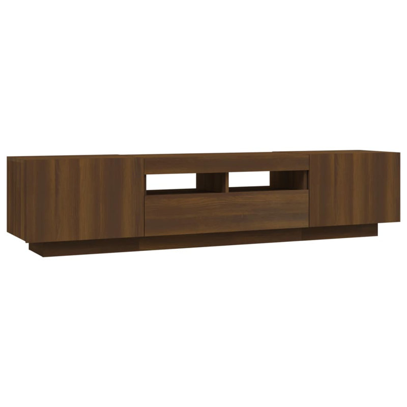 Abhinay Unfinished TV Stand, 180cm, Artisan Oak