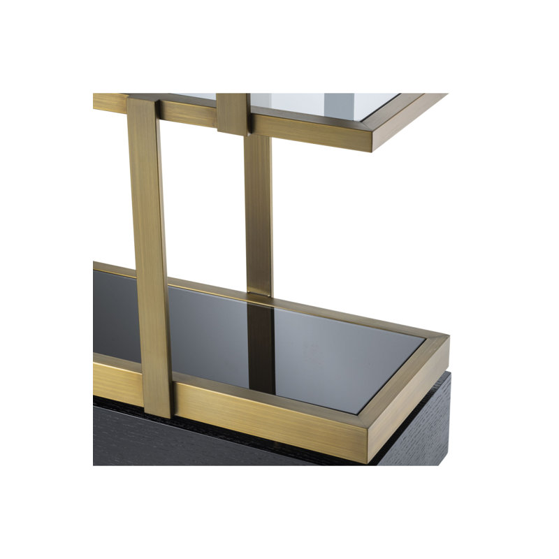 Nesto Bookcase, Brass