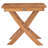 Moseley Rectangular Teak Solid Wood Foldable Outdoor Side Table , 20 " W 20 " D
