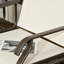 Banc oscillant d'extérieur avec table centrale Outsunny