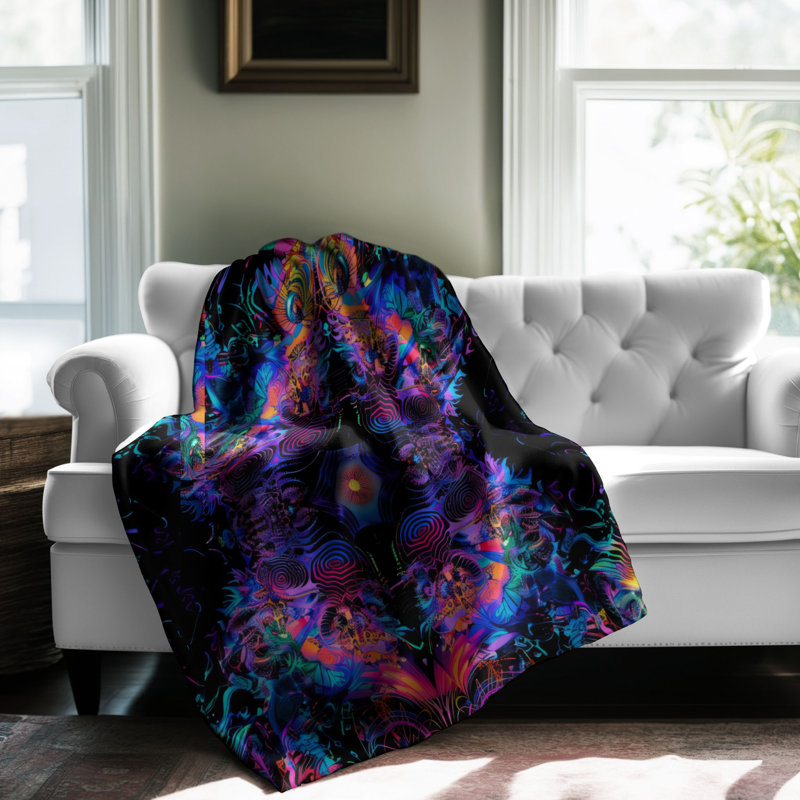 Couleurs réfractées - couverture 1 pièce, L 60 po x l 50 po
