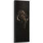 «Majestic American Bison Dark Rustic Wildlife Portrait», impression murale sur toile encadrée-130968299-130968298