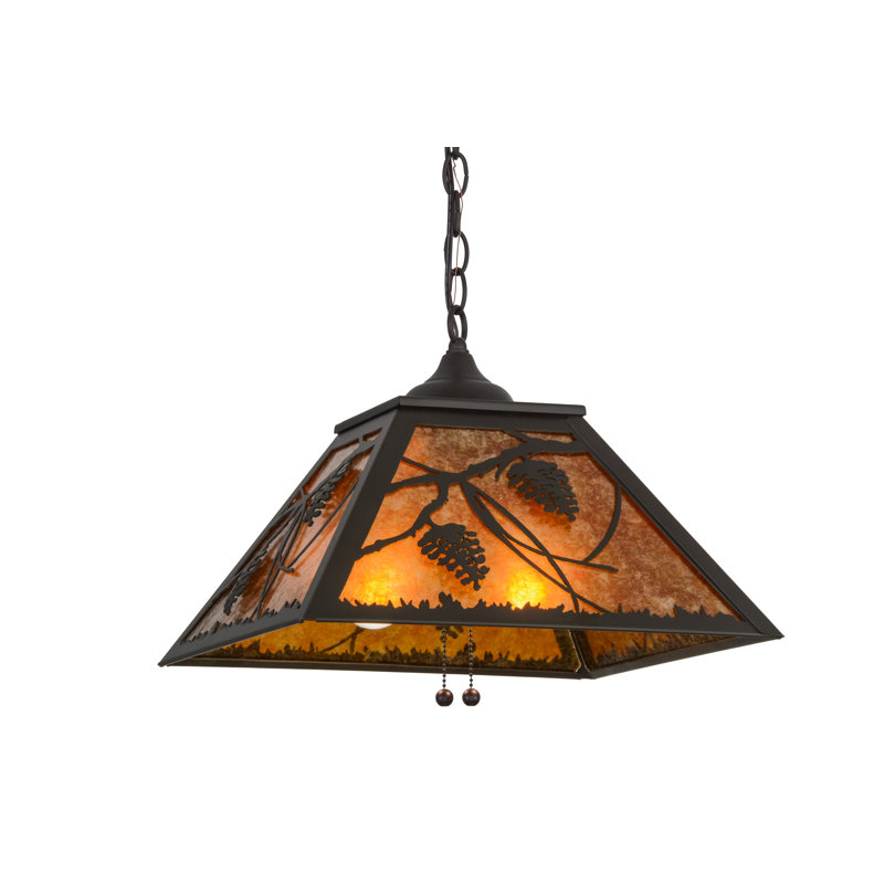 Rustic Lodge 2 - Light Pendant, Oil Rubbed Bronze