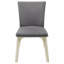 Chaise d'appoint rembourrée (ensemble de 2)