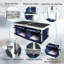 Table de camping pliante avec compartiment de rangement