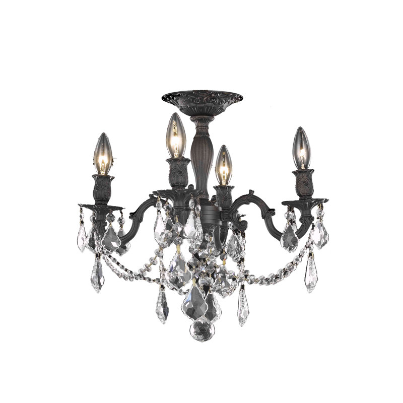 Ashmin Flush Mount, Crystal (Clear) / Royal Cut
