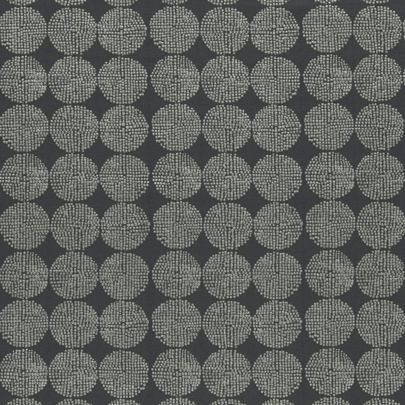 Amara Kiko Fabric, Charcoal