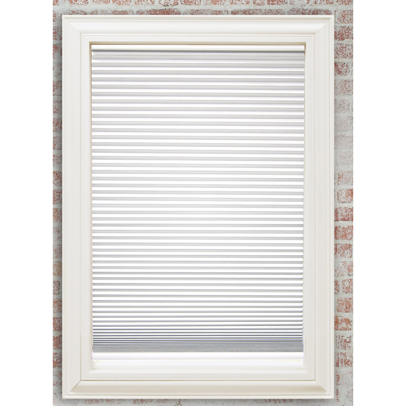 Store alvéolaire sans cordon occultant, Blanc, l 39,5 po x L 64 po