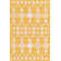 Tapis intérieur / extérieur jaune Artressia