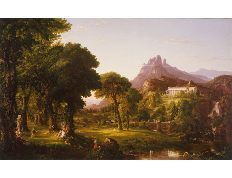 Dream of Arcadia, 25" H x 40" W