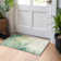 Machine Washable Indoor/Outdoor Cicel ACN1138 Green Rug
