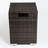 Outdoor Propane Tank Cover - Dark Brown With Steel Shining 20Lbs 16X16x22inch Gas Bottle Frame