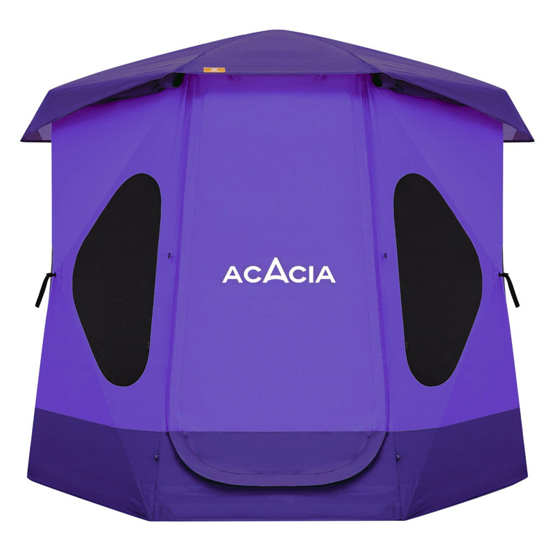 Purple Agate 3-Person Four Season Pop-Up Camping Tent
