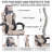 Ergonomic Gaming Chair With Massage, Footrest, Lumbar Support, And High Back PVC Leather - Grey-486074892-486074894