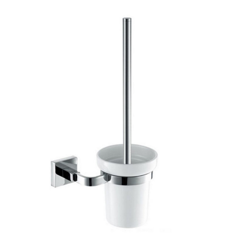 Brosse de toilette murale et porte-14in. h Squadra
