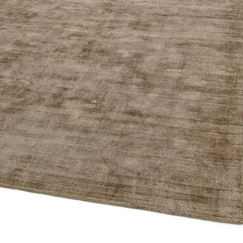 Doris Plain Silky Mocha/Beige Rug, Runner 66 x 240cm