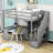 Hadasa Kids Twin Loft Bed with Drawers-1194461673