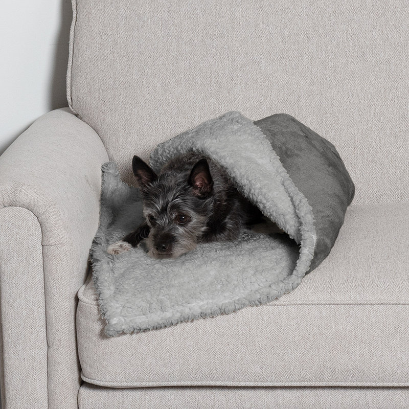 Snuggly & Warm Soft-Edge Warming Waterproof Blanket, 30" x 20", Gray