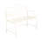 Sunnydaze Outdoor Garden Bench-White-429384934
