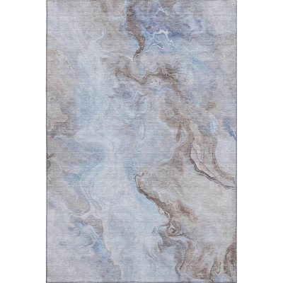 Premium Machine Washable Varasteh AMF1680 Abstract Rug
