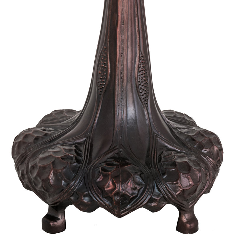 High Golden Lily Lamp Base