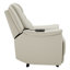 Fauteuil inclinable électrique de massage en cuir véritable avec télécommande-2039099273
