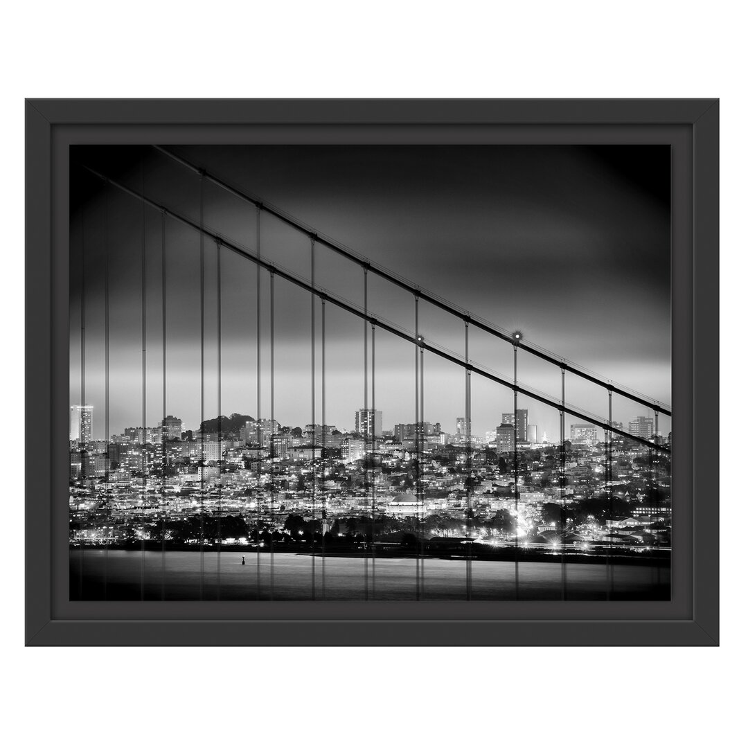 Gerahmtes Wandbild San Francisco Skyline