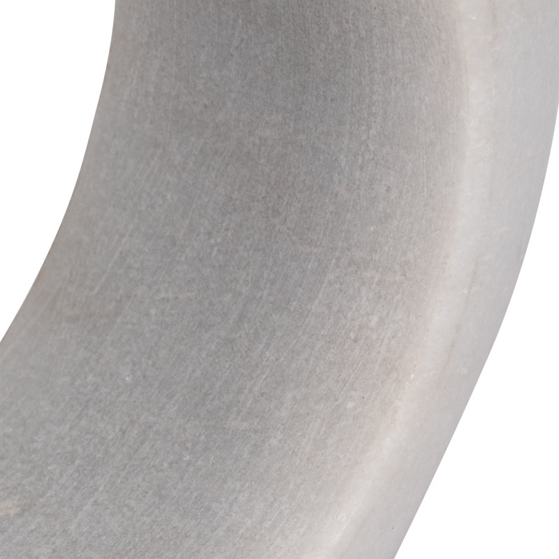 Usko White Marble Ring Tabletop Decor, Interior Decoration Accessories, Crafted Decorative Objects