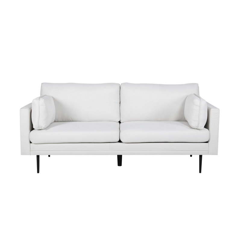 Davani 2 Seater Cotton Sofa, Light Beige