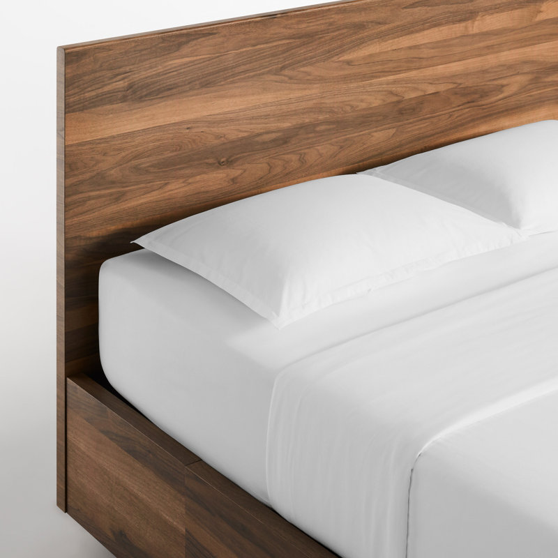 Homecoming Solid Wood Bed, Walnut, Queen