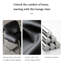Fauteuil d'appoint italien en cuir Nappa minimaliste avec structure en acier inoxydable pour un usage domestique