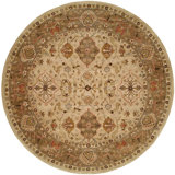 Wool Oriental Area Rug in Beige/Brown